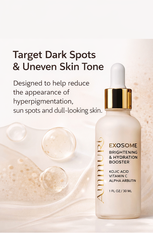 Ammuri Exosome Brightening Serum 30ml | Kojic Acid + Alpha Arbutin + Vitamin C