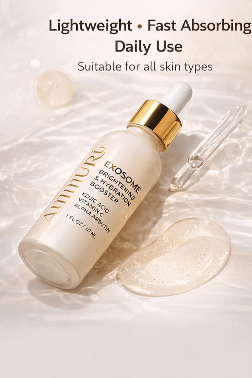 Ammuri Exosome Booster Serum - Brightening Face Serum with Kojic Acid 30ml Ammuri Skincare