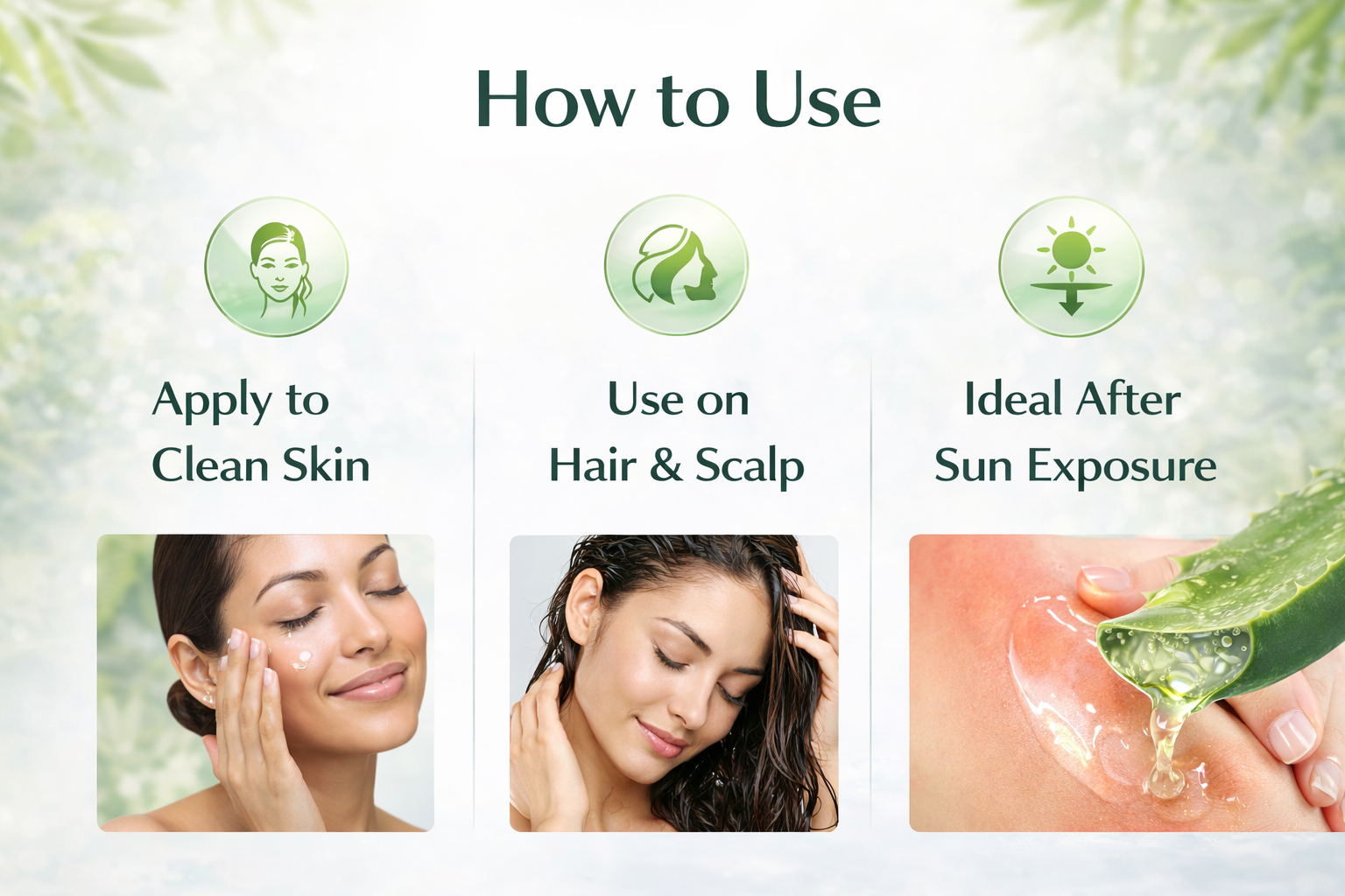 Ammuri Organic Aloe Vera Gel 300g - Pure Natural Pack Of 5 for Face & Body