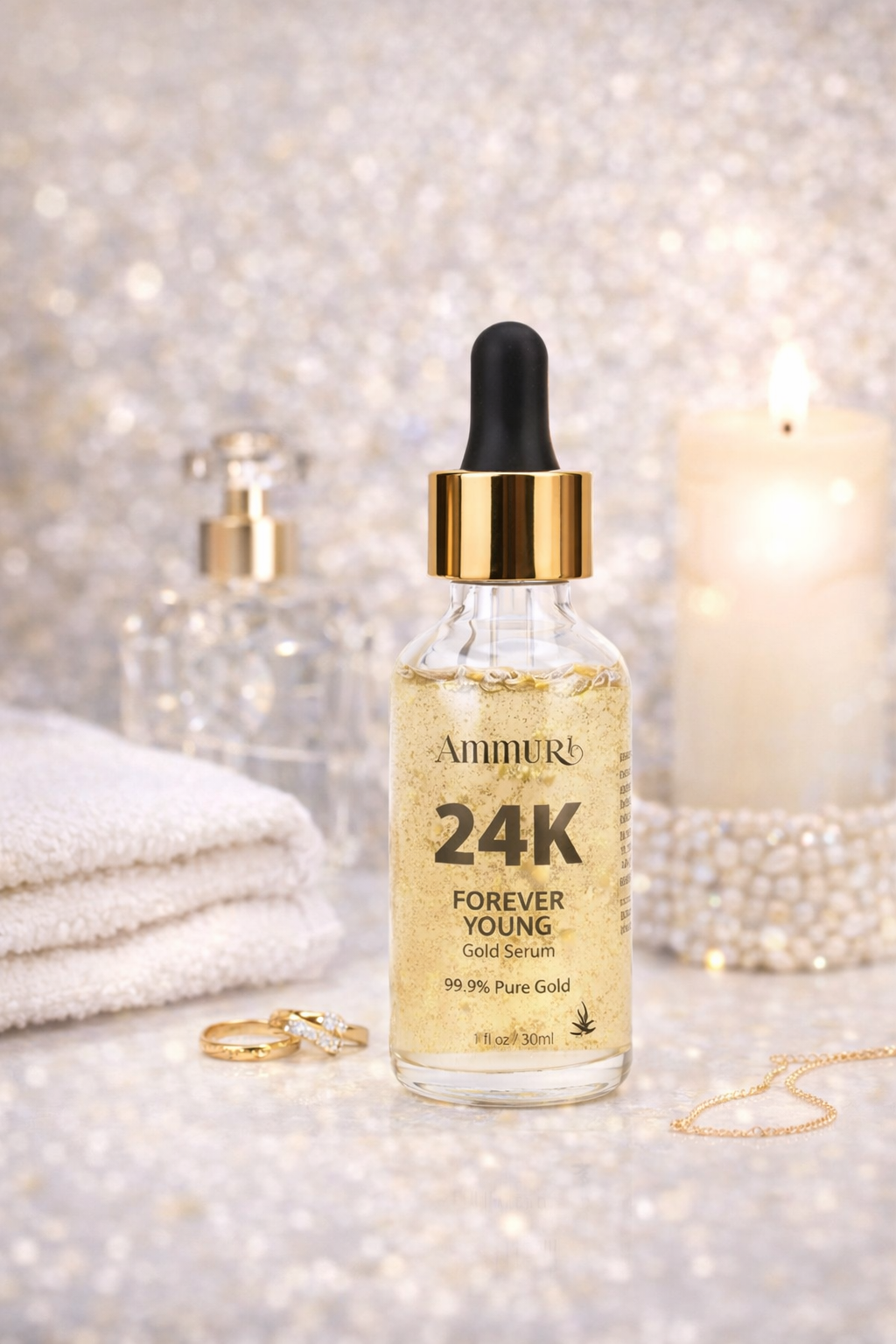 Ammuri 24k Gold Face Serum for Radiant Skin Ammuri Skincare