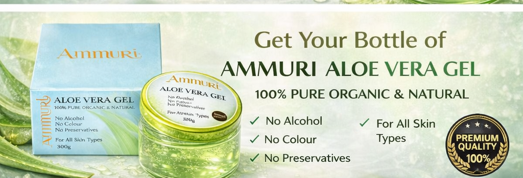 Ammuri Organic Aloe Vera Gel for Psoriasis - 300g