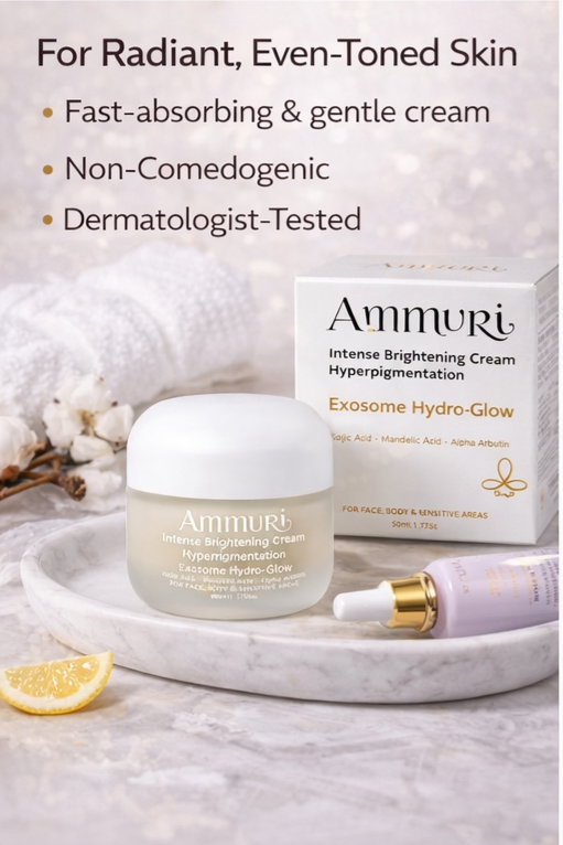 Ammuri Intense Brightening Exosome Hydro-Glow Cream - Dark Spot Corrector Ammuri Skincare