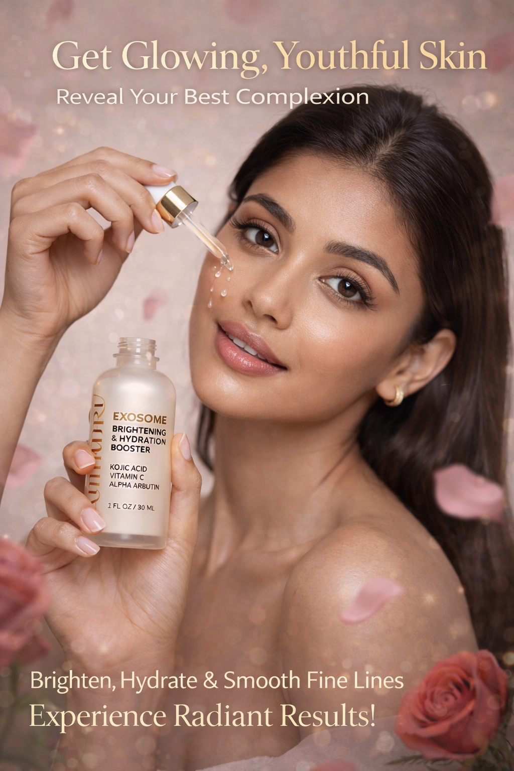 Ammuri Exosome Booster Serum - Brightening Face Serum with Kojic Acid 30ml Ammuri Skincare