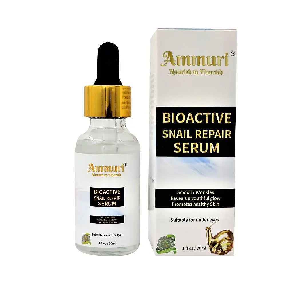 Ammuri Anti Ageing Snail Serum Smooths Elastin & Collagen Generation Ammuri Skincare