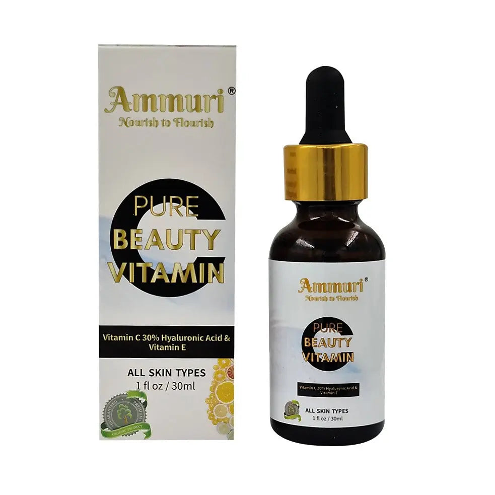 Ammuri Vitamin C Serum Anti Aging Added Vitamin E Hyaluronic Acid Anti Wrinkle Ammuri Skincare