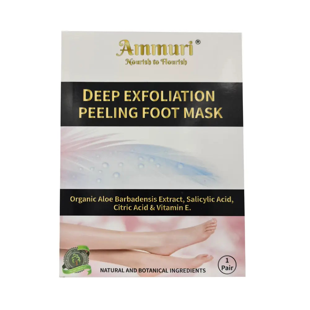 DEEP Exfoliating Peeling Foot Mask Socks Baby Soft Feet Remove Hard Dead Skin Ammuri Skincare