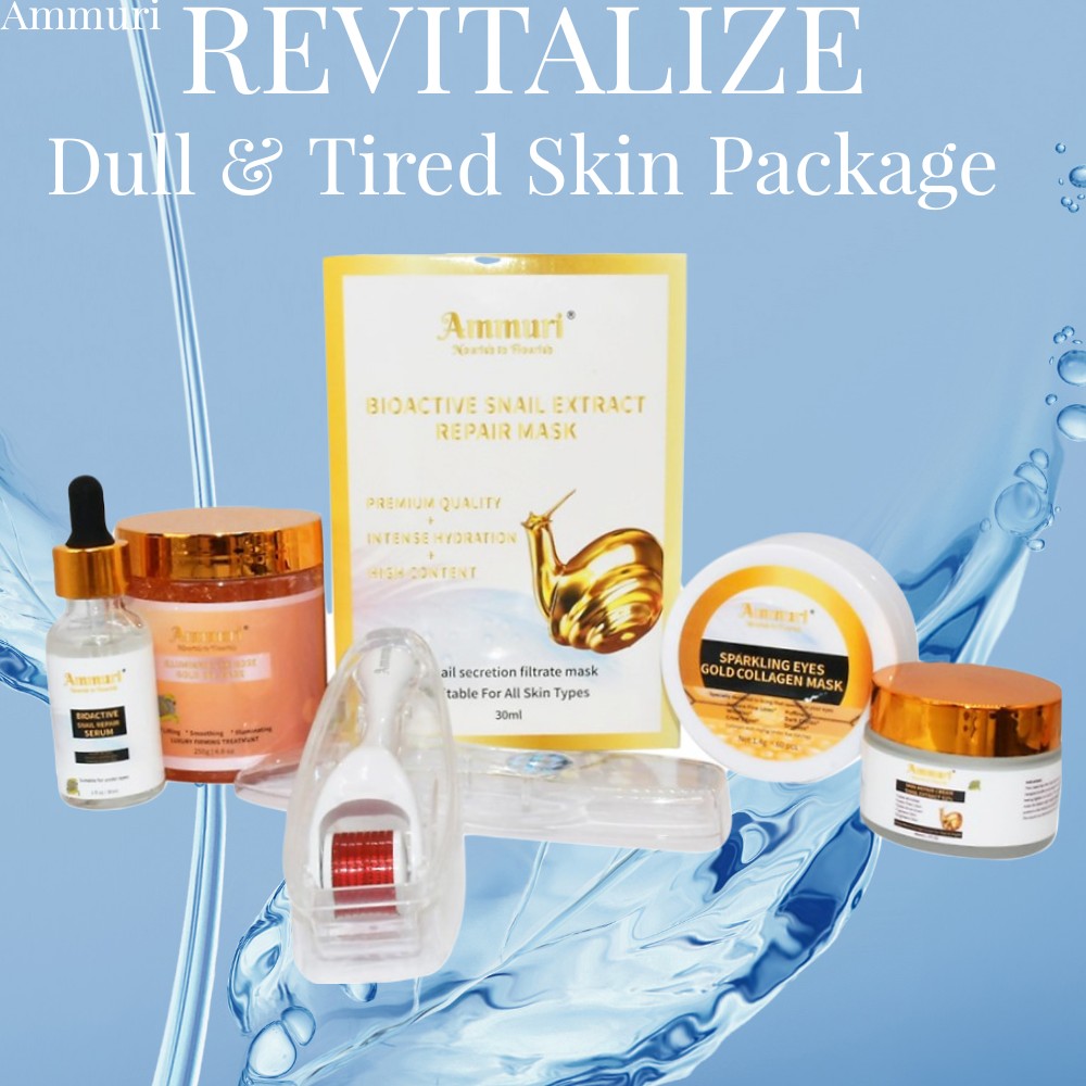Organic Revitalize  Dull & Tired Skin Package Ammuri Skincare